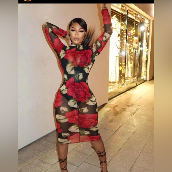 The seductive Rose dress - Picture 7 of 7